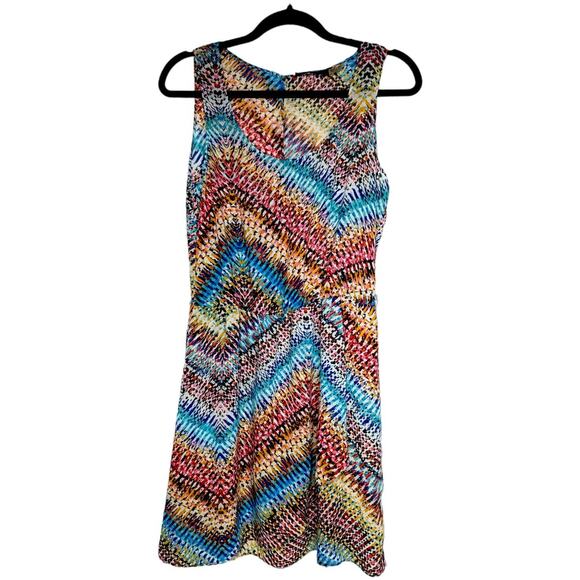 Guess Dresses & Skirts - Guess Womens Sleeveless Colorful Dress Size 8 Lightweight Flowy Sheer‎